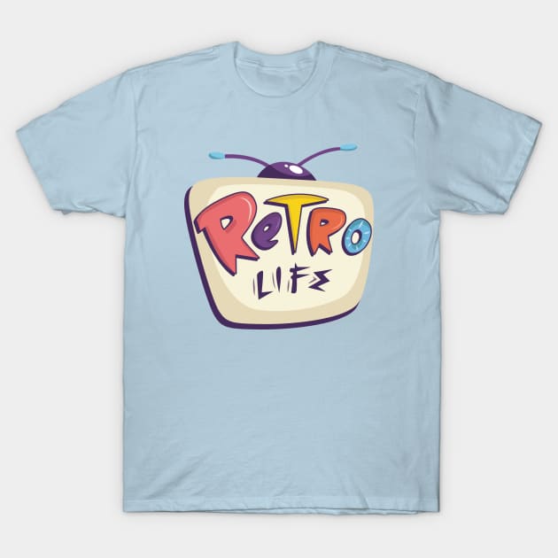 90's Retro Life T-Shirt by DeepDiveThreads